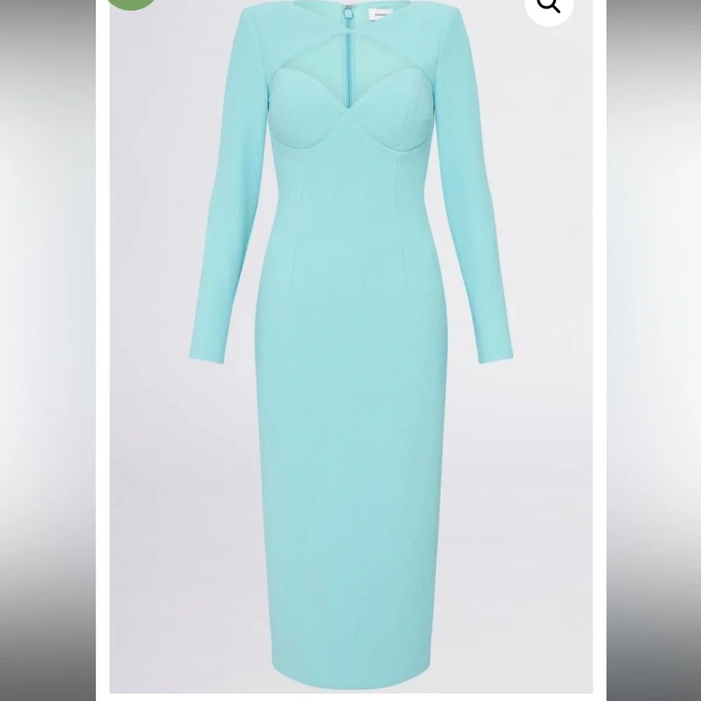 MISHA DRESS Blue | SHEIKE Cocktail Dress Size 6 - Picture 7 of 7